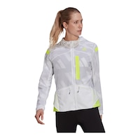 adidas Women's Run Marathon Jacket Front_Flat