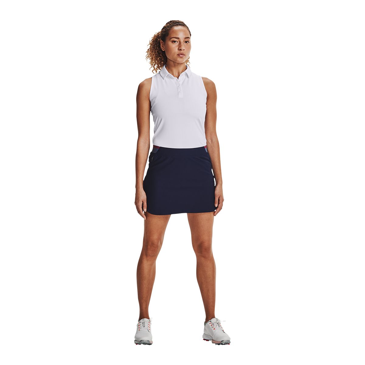 Under Armour Golf Women's Zinger Sleeveless Golf Polo T Shirt