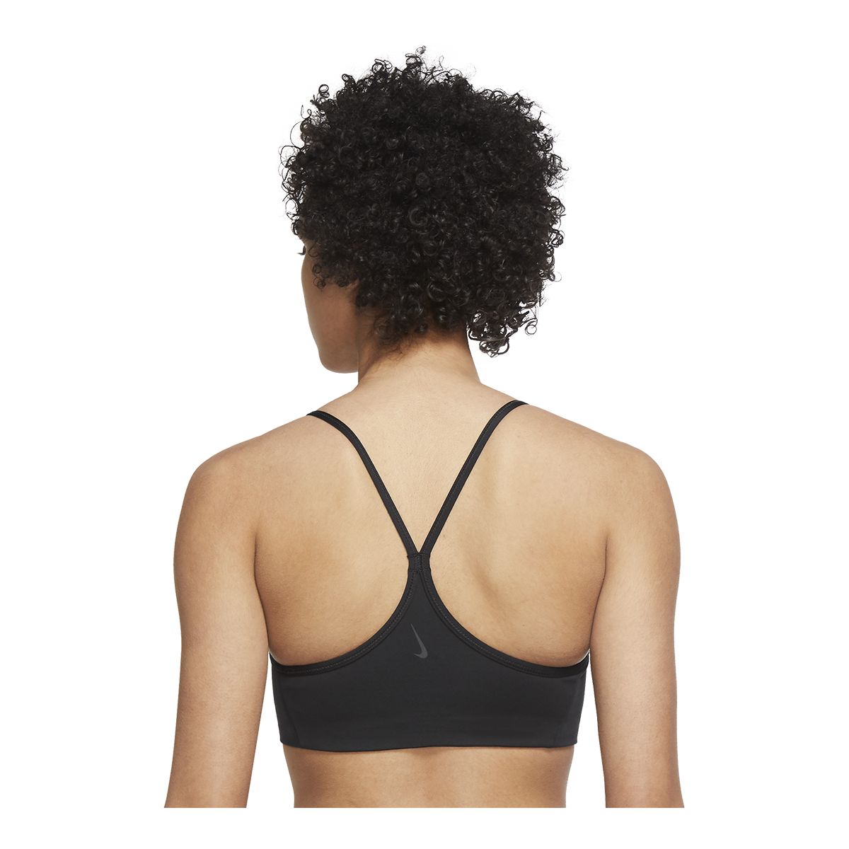 Nike Women's Indy Lurex Sports Bra, Low Impact, Yoga, Removable Pads