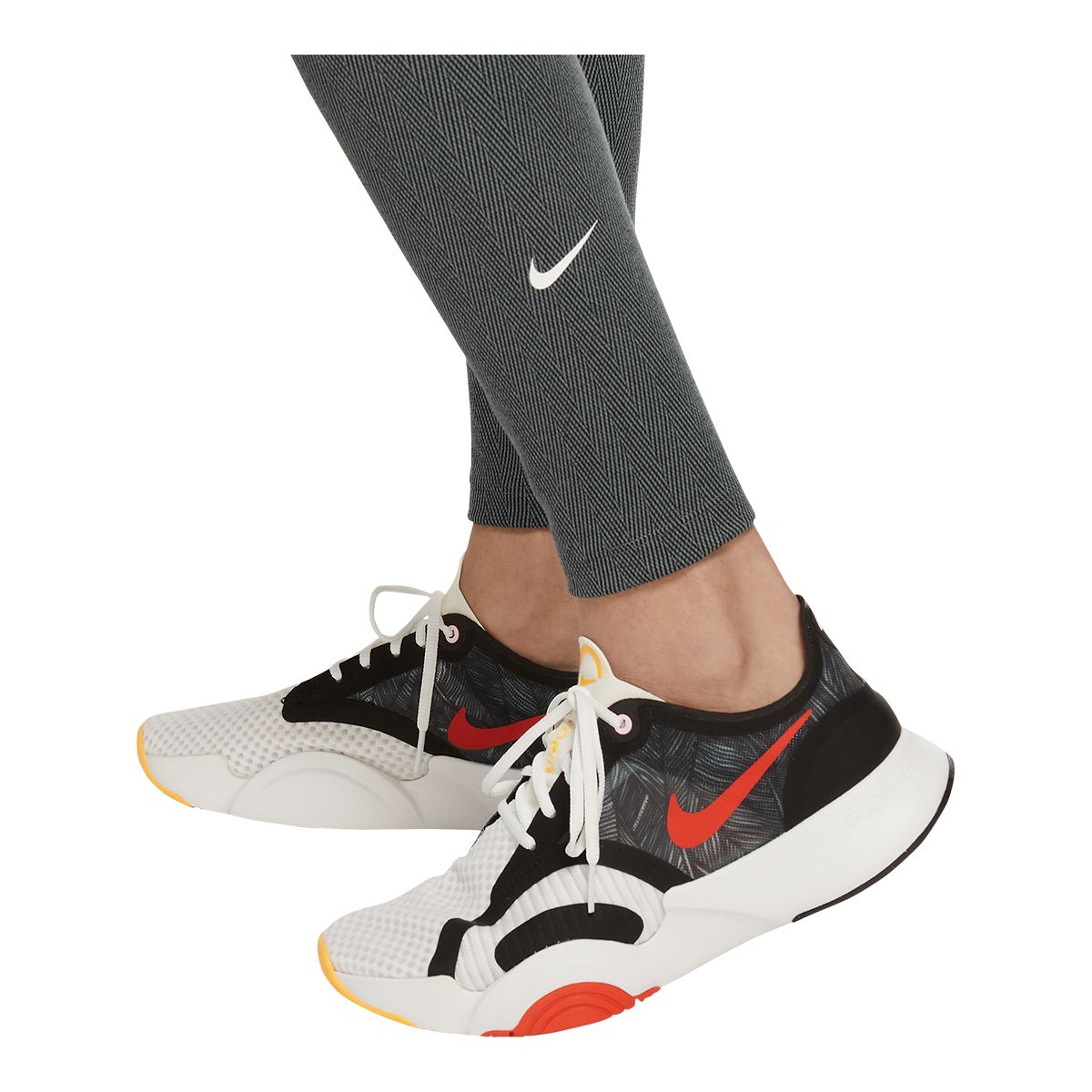 Nike Women's One Warm All Over Print Mid-Rise Tights