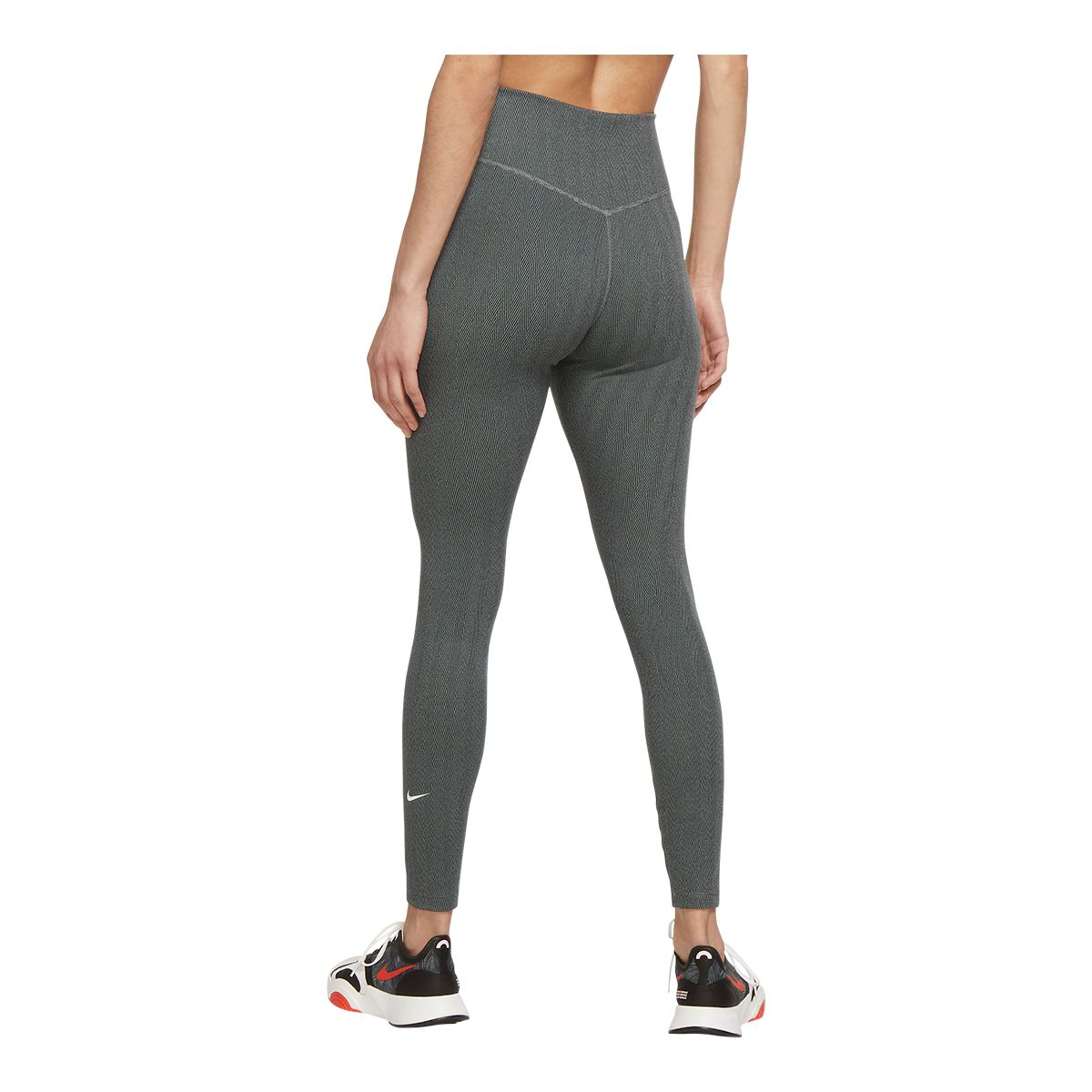 Nike Women's One Warm All Over Print Mid-Rise Tights