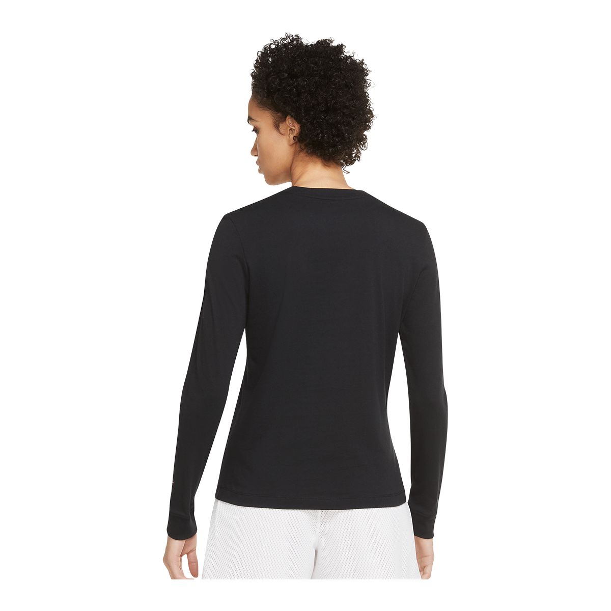 Nike Women's Basketball Verbiage Long Sleeve Cotton T Shirt