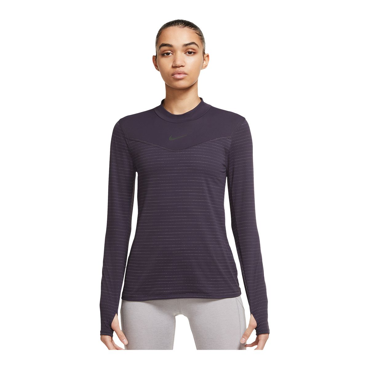 Nike Women's Run Division Warm Long Sleeve Shirt, Dri-FIT