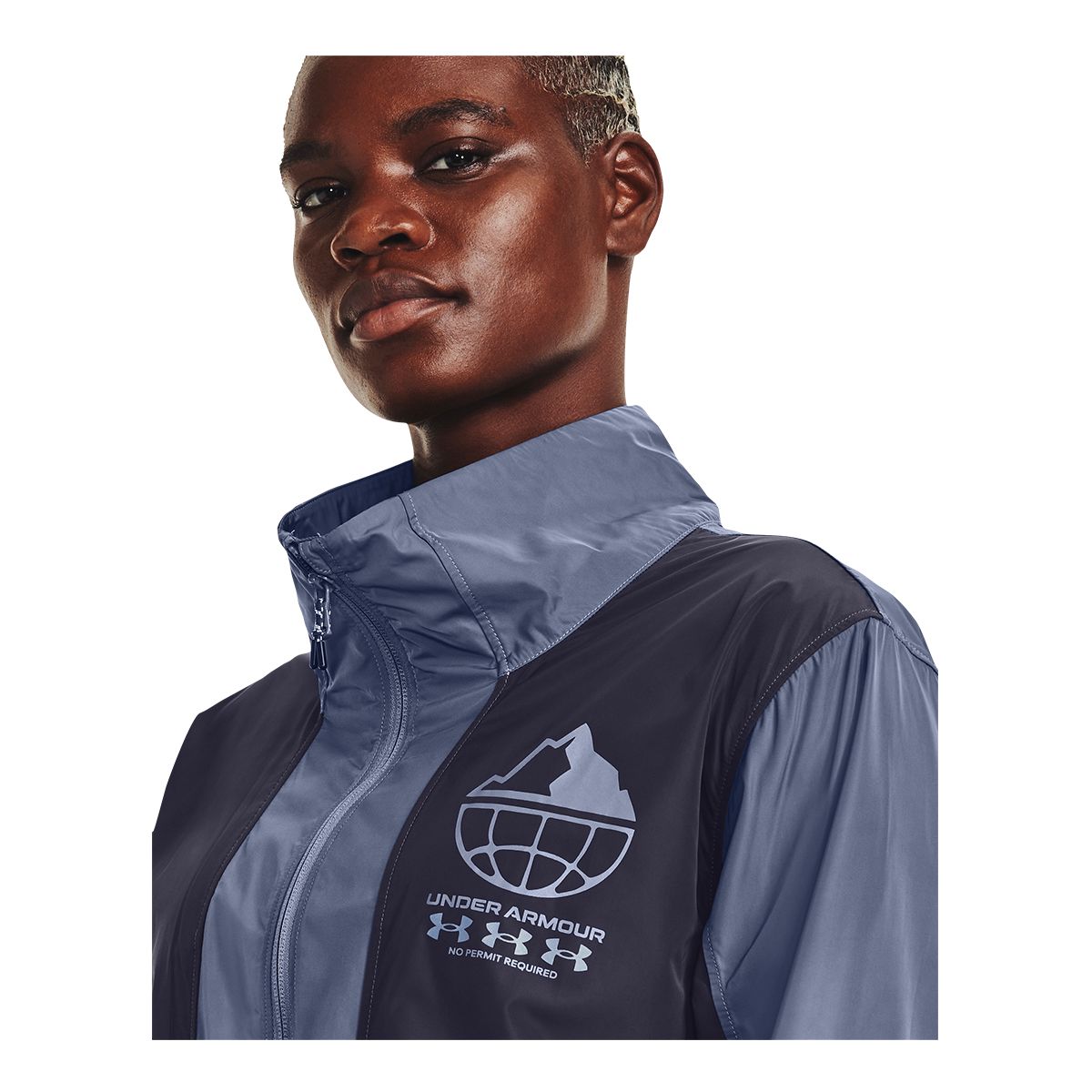 UA W RUN TRAIL JACKET F22-AURORA PURPLE