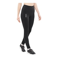 Salomon Women's Cross Warm Tights Front_Three_Fourths_Angled_Right
