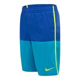 Nike Boys' Digi Swoosh Split 8 Inch Volley Shorts Front_Angled_Left