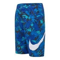 Nike Boys' Fern Swoosh 8 Inch Volley Shorts Front_Angled_Left