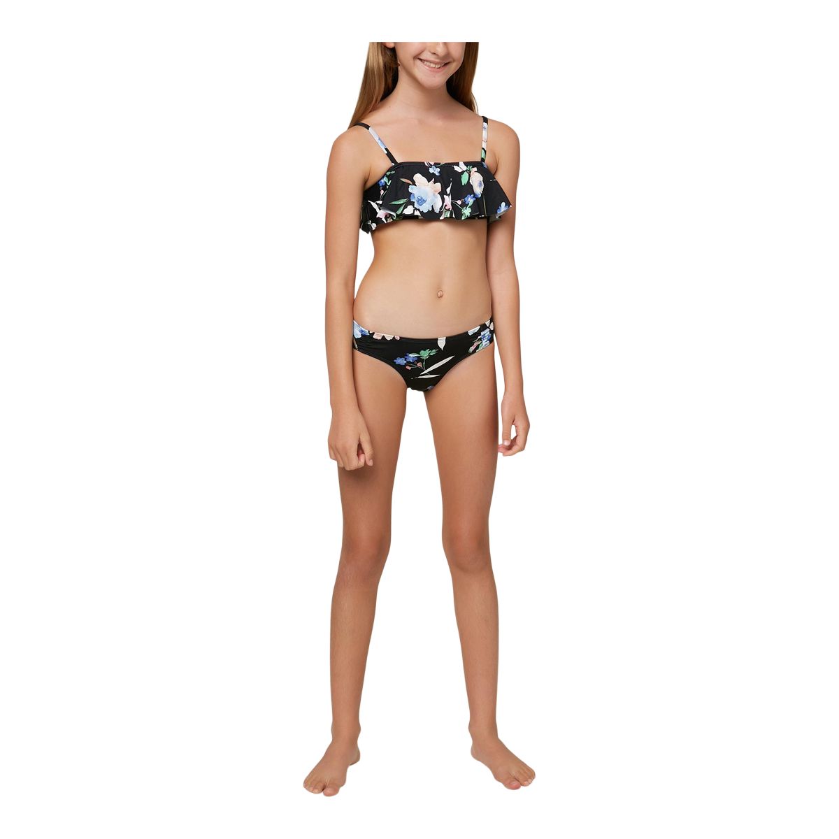 O'Neill Girls' Seabright Two Piece Ruffle Bralette Bikini