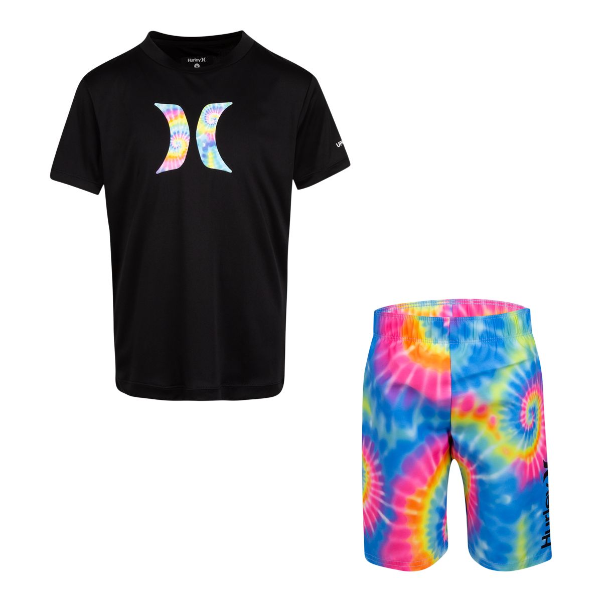 hurley tie dye t shirt