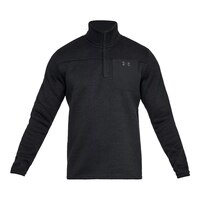 Under Armour Men's Specialist Henley 2.0 - Black Front_Flat
