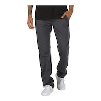 Vans Men's Authentic Stretch Chino Pants - Asphalt Front_Flat