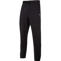 Vans Men's Basic Fleece Pants - Black Heather Front_Angled_Left