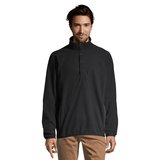 Helly Hansen Men's Nightfall Pullover Fleece Top - Black Front_Flat