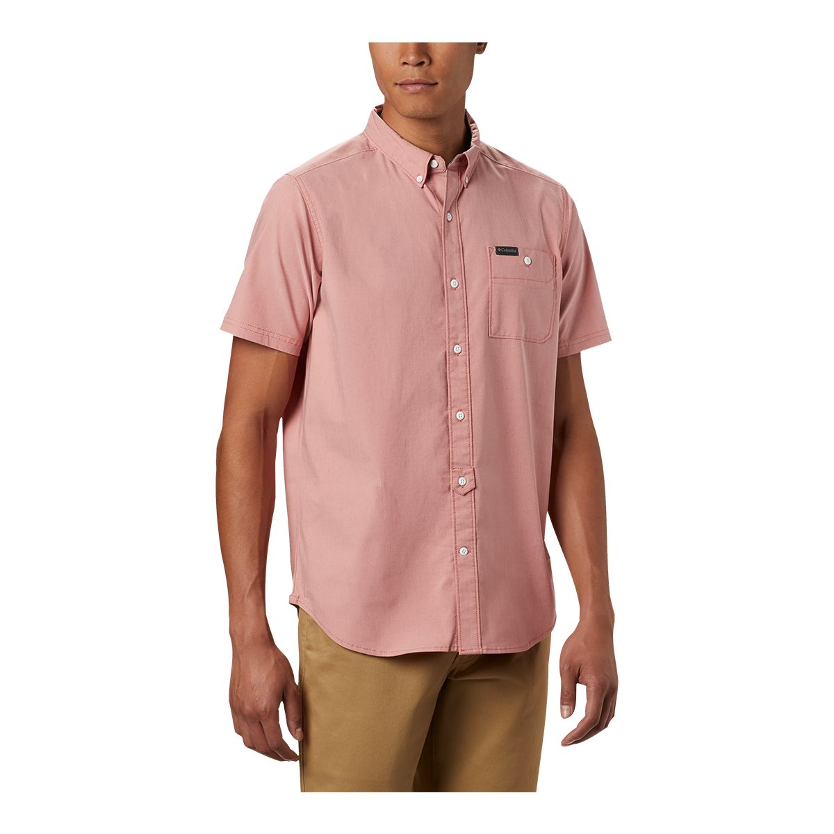 Columbia Men's Outdoor Elements Long Sleeve Chambray Shirt -