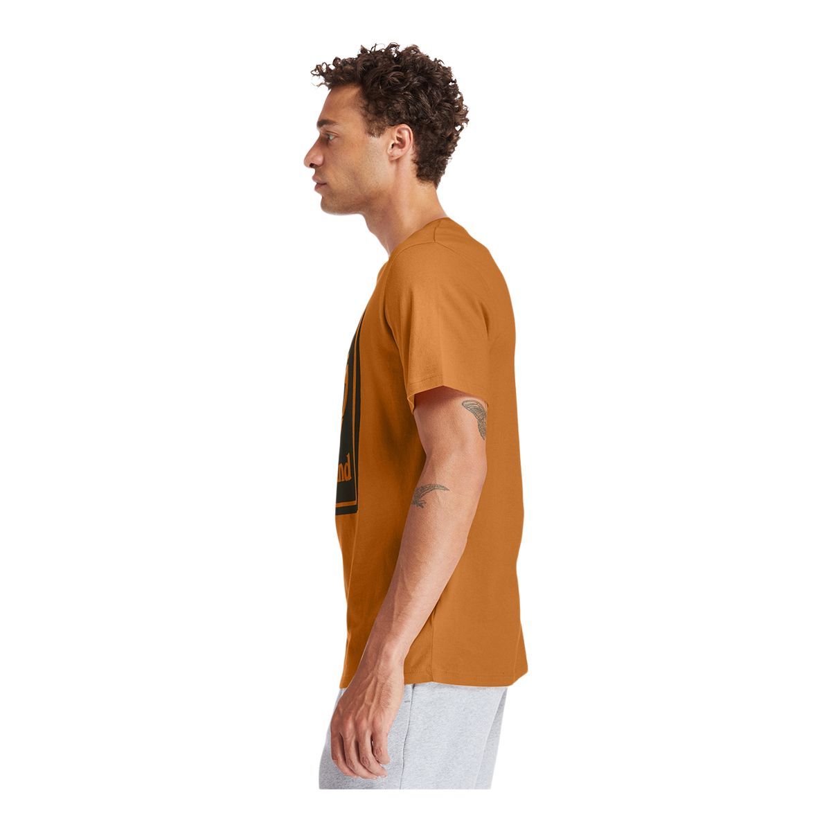 Timberland Men's Stack Logo T-Shirt Side_Left