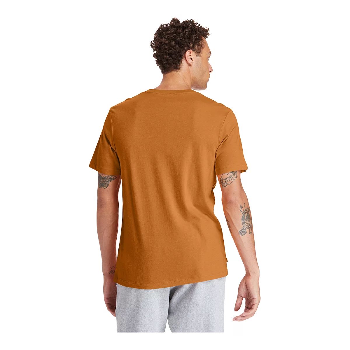 Timberland Men's Stack Logo T-Shirt Back_Flat