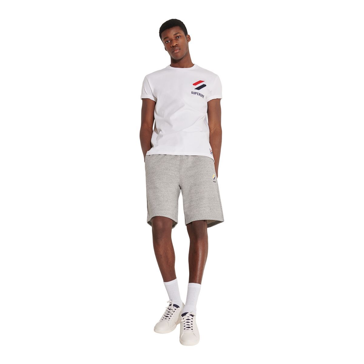 Superdry Men's Sportstyle Essential Fleece French Terry Shorts