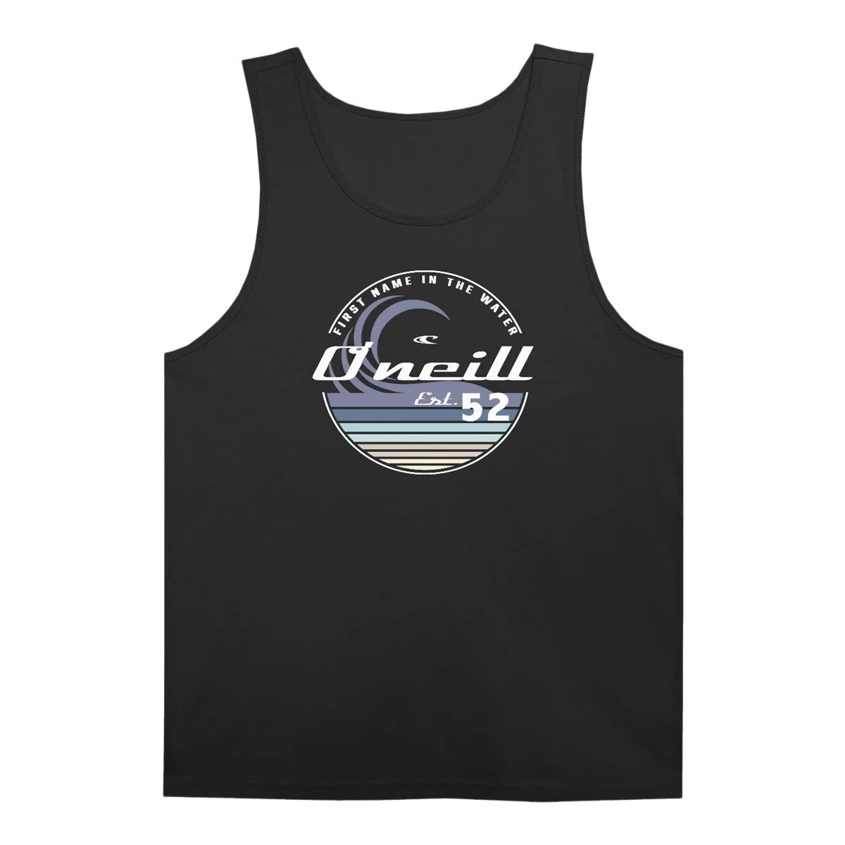 O'Neill Men's Comp Tank Top, Breathable, Sleeveless Front_Flat