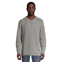 Woods Men's Harlan Henley Sweater Front_Flat