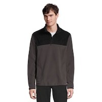 Woods Men's Blakiston 1/4 Zip Long Sleeve FleeceTop Front_Flat