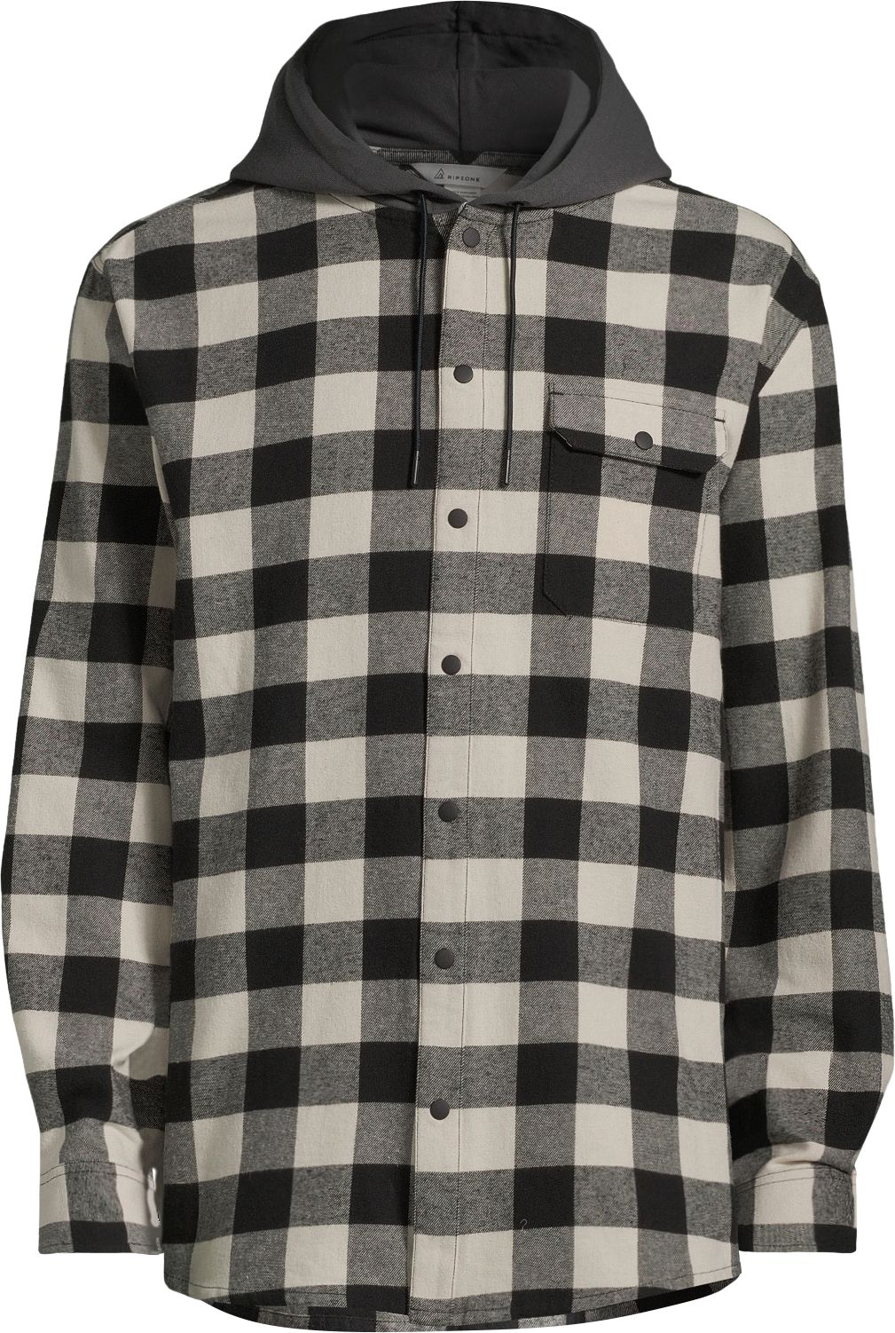 Ripzone Men's Sierra Hooded Flannel Shirt