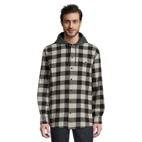 Ripzone Men's Sierra Hooded Flannel Shirt Front_Flat