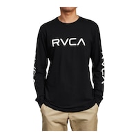 RVCA Men's Big RVCA Long Sleeve Shirt Front_Flat