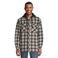 Ripzone Men's Lance Hooded Flannel Shirt Front_Flat