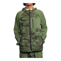 RVCA Men's Sport Yogger Jacket Front_Flat