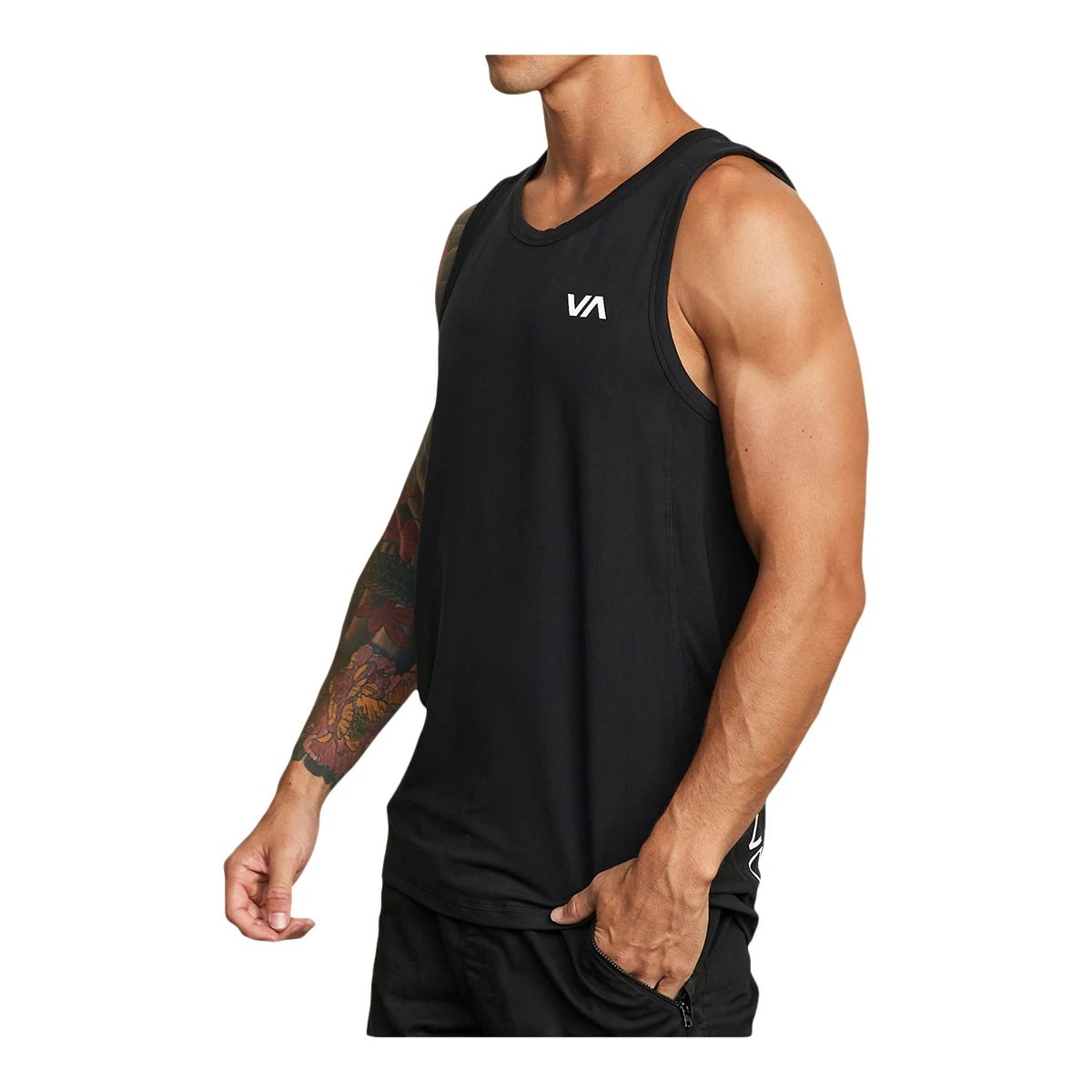 RVCA Sport Men's Vent Tank Top, Sleeveless