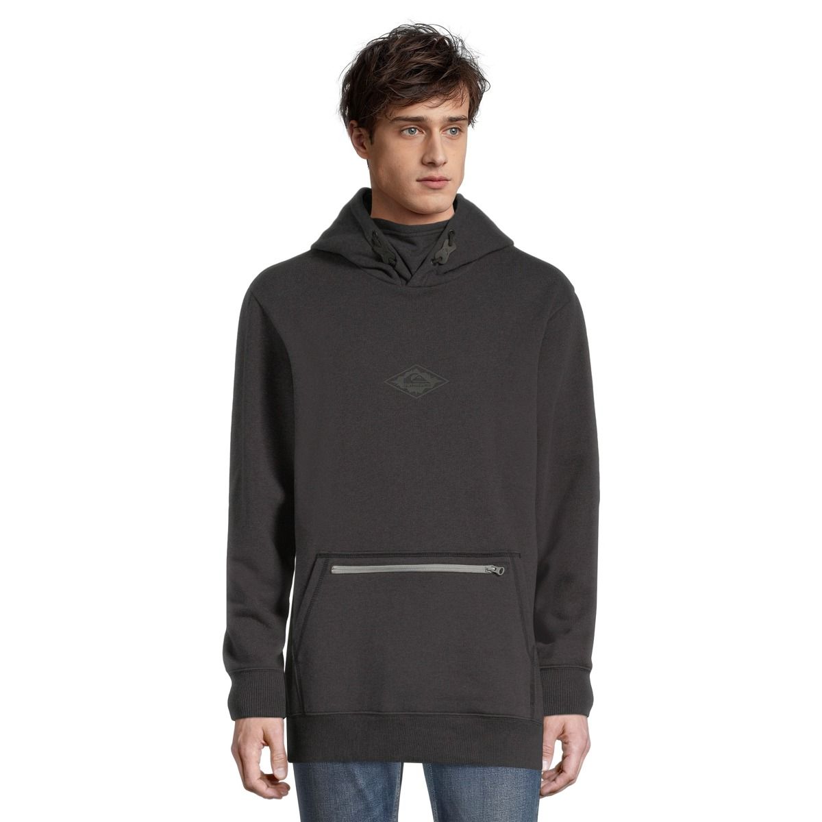 Quiksilver Men's Big Logo Tech Pullover Hoodie