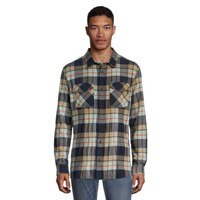 Quiksilver Men's Draymen Stretch Flannel Long Sleeve Shirt Front_Flat