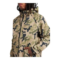 Burton Men's Crown Weatherproof Full Zip Hoodie Front_Angled_Left