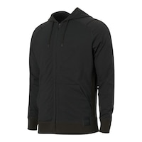 Saxx Men's Down Time Full Zip Hoodie Front_Angled_Left