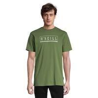O'Neill Men's Nonstop T Shirt, Short Sleeve, Crew Neck, Cotton, Graphic Front_Flat