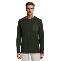 Hurley Men's Felton Long Sleeve Thermal Front_Flat
