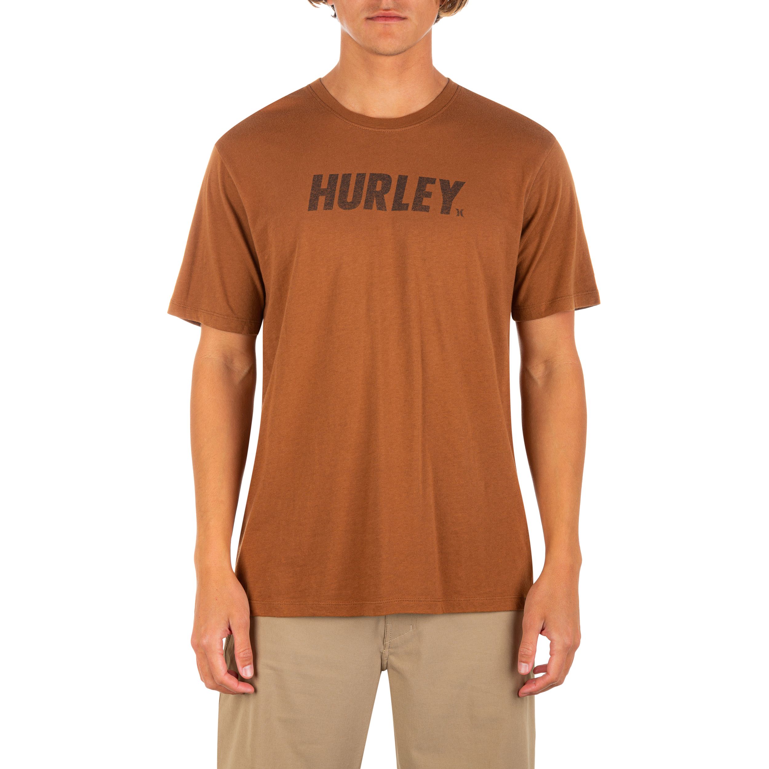 Hurley Men's Everyday Fastlane T Shirt, Short Sleeve, Crew Neck, Cotton, Graphic