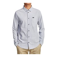 RVCA Men's That'll Do Stretch Long Sleeve Shirt Front_Flat