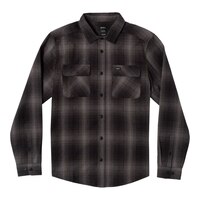 RVCA Men's Vesuvio Long Sleeve Flannel Front_Flat