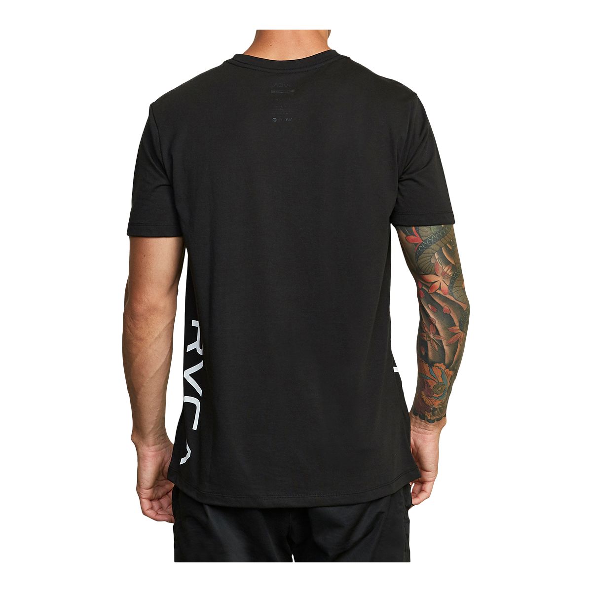RVCA Sport Men's Sports 2X T Shirt, Short Sleeve, Crew Neck, Cotton, Quick Dry