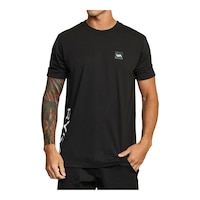RVCA Sport Men's Sports 2X T Shirt, Short Sleeve, Crew Neck, Cotton, Quick Dry Front_Flat
