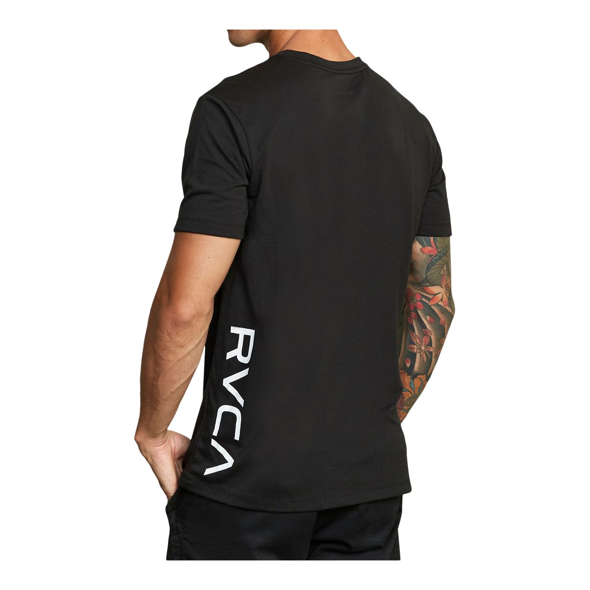 RVCA Sport Men's Sports 2X T Shirt, Short Sleeve, Crew Neck, Cotton, Quick Dry