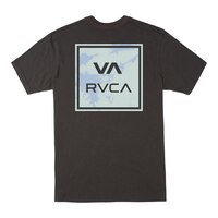 RVCA Men's All The Way T Shirt, Short Sleeve, Crew Neck, Cotton, Graphic Front_Flat