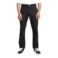 RVCA Men's The Weekend Stretch Pants Front_Flat
