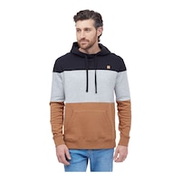 Tentree Men's Treefleece Pullover Hoodie, Organic Cotton, Kangaroo Pocket Front_Flat