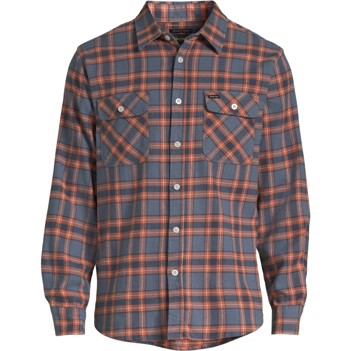 Brixton Men's Bowery Stretch Flannel Long Sleeve Shirt