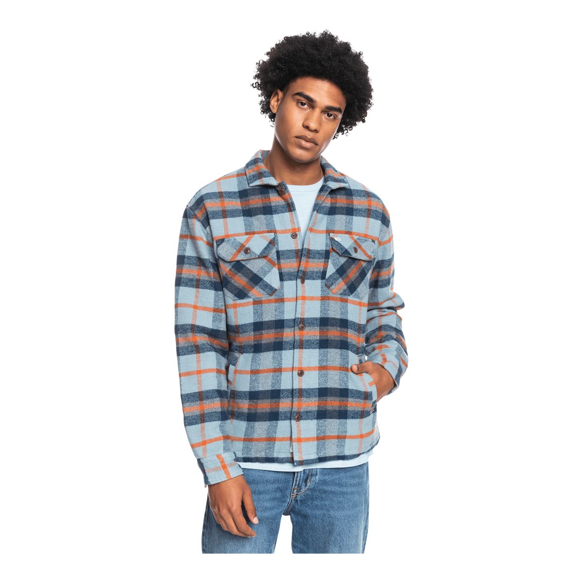 Quiksilver Men's Lyneham Lined Long Sleeve Flannel Shirt | SportChek