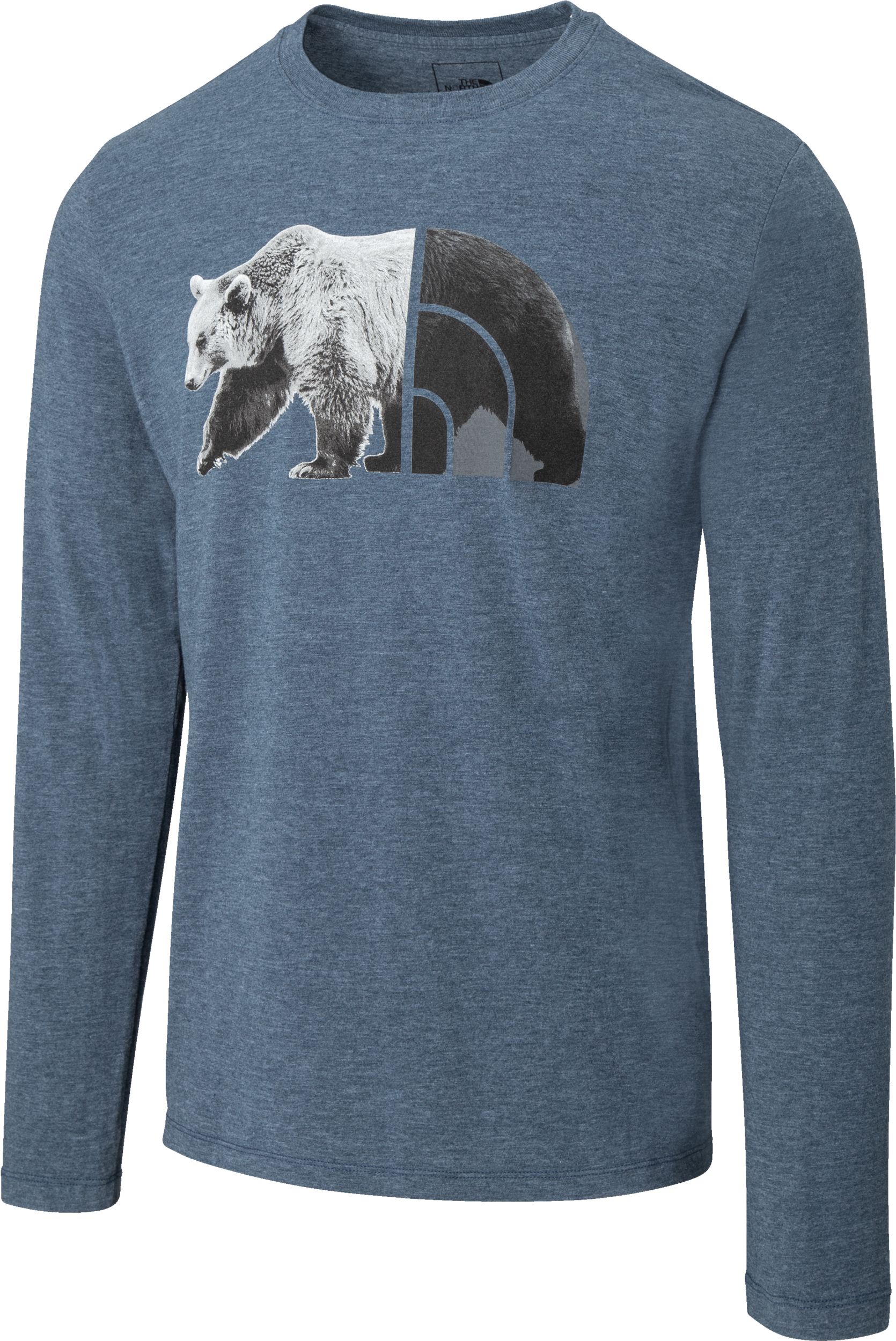 The North Face Men's Tri-Blend Bear Long Sleeve Shirt