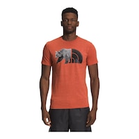The North Face Men's Tri-Blend Bear T Shirt Front_Flat