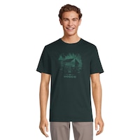 Woods Men's Cayley Heritage Graphic T-Shirt Front_Flat